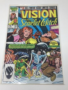 Visao E Feiticeira Escarlate 10 1986 Marvel Comics Wandavision Com Nao Humanos Ebay