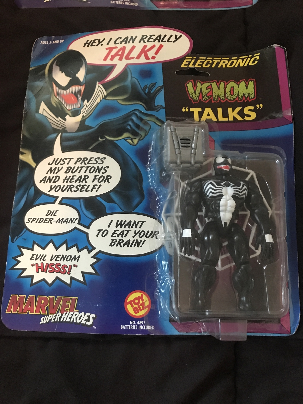 7x- 1991 Marvel Super Heros Electronic Talking Action Figures ToyBiz Sealed