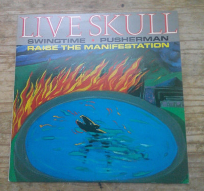 LIVE SKULL ''PUSHERMAN'' 12'' EP POST-PUNK NO-WAVE USA 1986