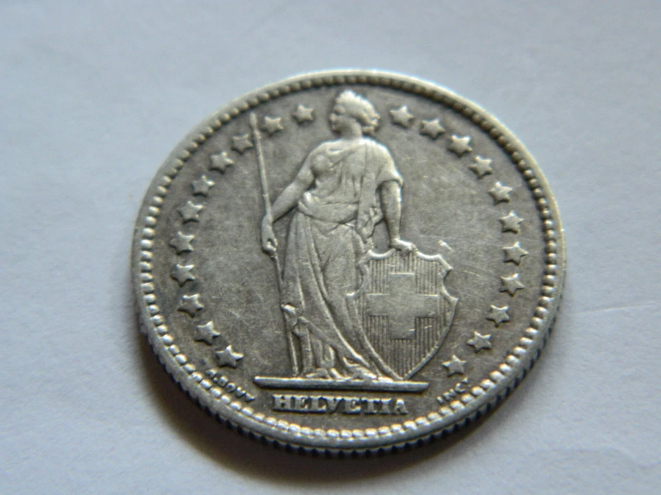 1906 1 Franc B - Switzerland - KM24 - Level: AU - Image 3 of 4