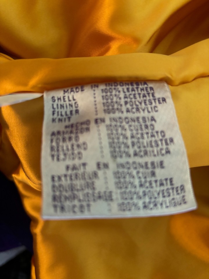 Suede and Leather Minnesota Vikings Jacket size 5X eBay