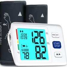 Blood Pressure Monitor for Home Use Extra Large Cuff Automatic Digital Blood ...