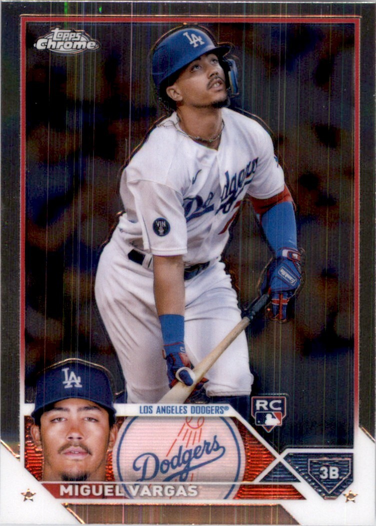 2023 Topps Chrome MIGUEL VARGAS RC Los Angeles Dodgers #161