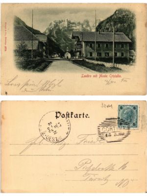 CPA AK Landro mit Monte Cristallo ITALY (395150)