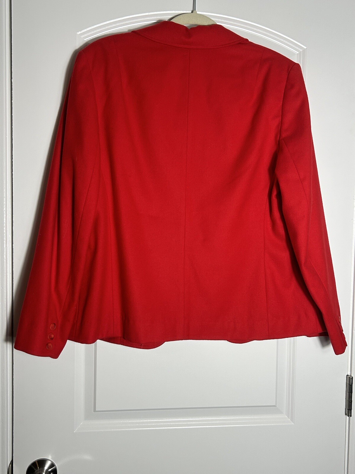 Pendleton Blazer Jacket Red Virgin Wool Womens Sz… - image 2