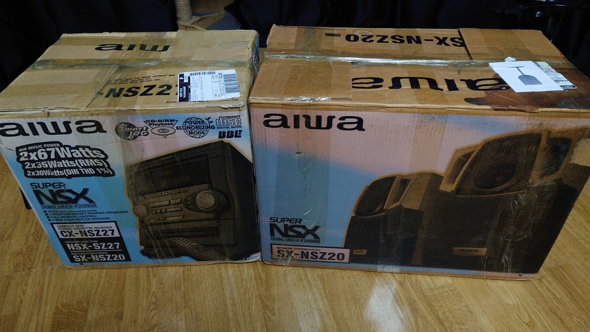Aiwa NSX-SZ27 DIGITAL AUDIO SYSTEM. Full Set. AC 220 V | eBay