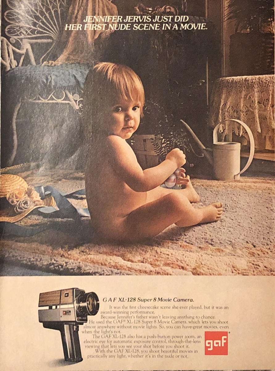 1974 GAF XL-128 Super 8 Movie Camera VTG 1970s 70s PRINT AD