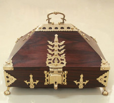 Jewelry Box Wooden Trinket Wedding / Anniversary Gift For Bride Trinket / Chest