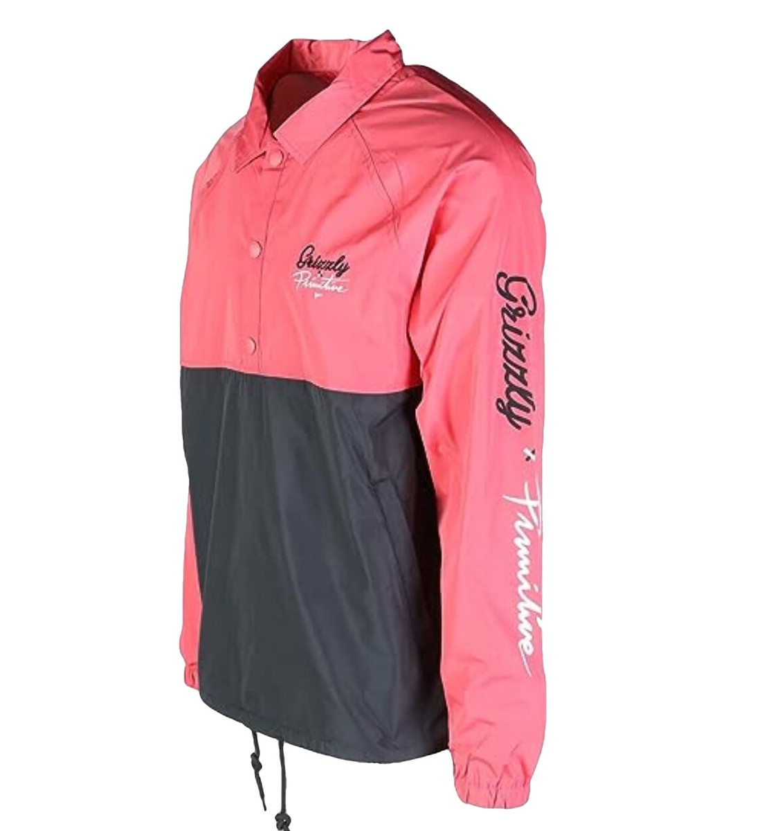 New Primitive Skate Crew Anorak Coaches Mens Snap closure Jacket