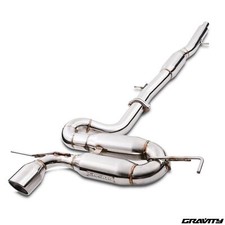 SISTEMA DI SCARICO CATBACK INOX 3" PER AUDI TT 8N MK1 1.8T 180 QUATTRO 98-06