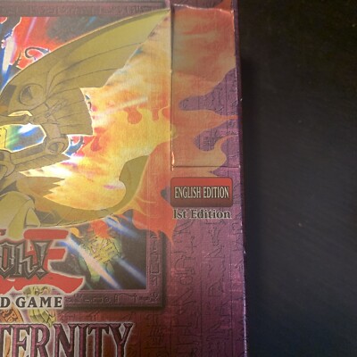 yugioh flaming eternity booster box YuGiOh! FLAMING ETERNITY 1ST EDITION Empty BOOSTER PACK BOX!