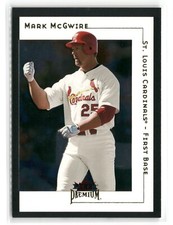 2001 Fleer Premium Mark McGwire #147 St. Louis Cardinals
