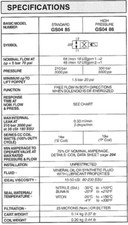 STERLING GS048500N 2/2 NO. CARTRIDGE  VALVE