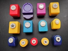 Mixed Lot of 13 Paper Punches (L10)