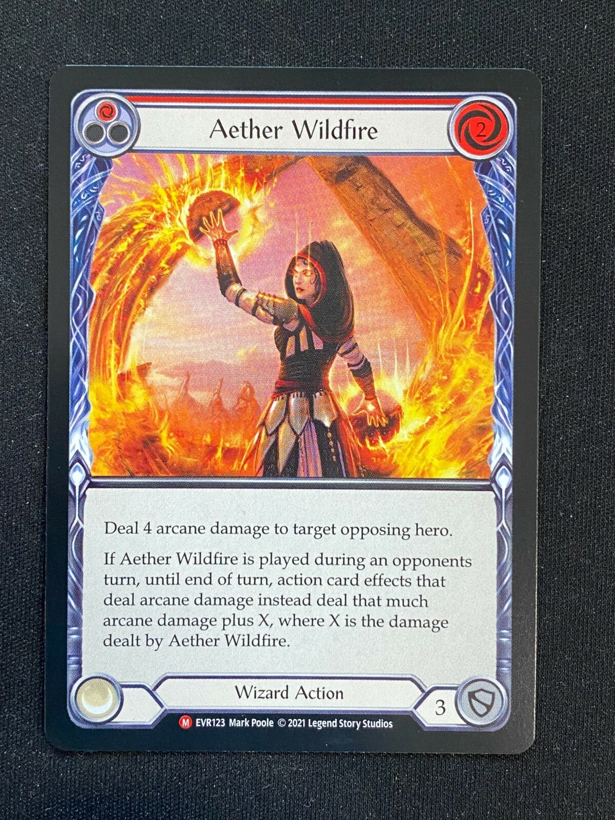 Aether Wildfire - First Ed EVR123 - Everfest (Flesh Blood) 1st