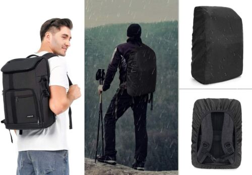15-16 inch Camera Backpack Bag DSLR/SLR/Mirrorless Photography 3 Layers Tactical - Picture 65 of 163