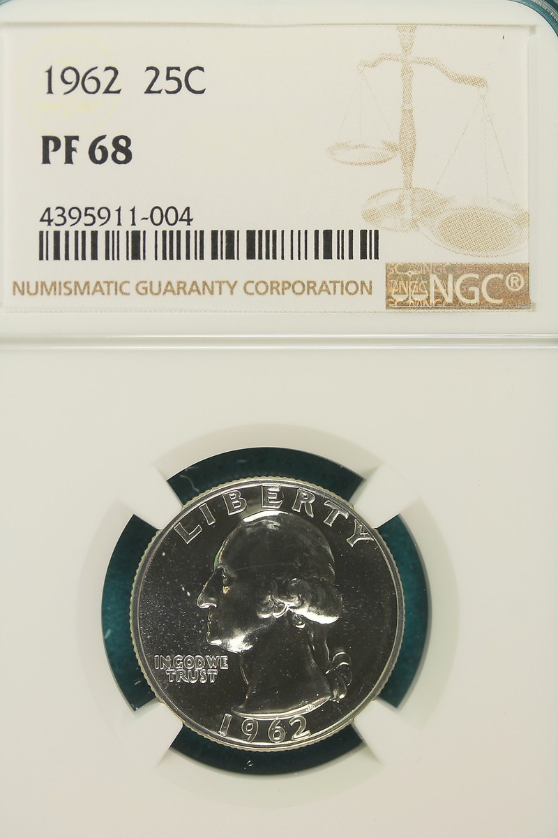 1962 P NGC PF68 Washington Quarter Dollar!! #A6891 | eBay