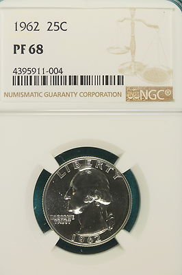 【PF66★CAMEO】1962年 アメリカ 25セント銀貨 NGC アメリカ 000000007012_hHMJ2N2.jpg
