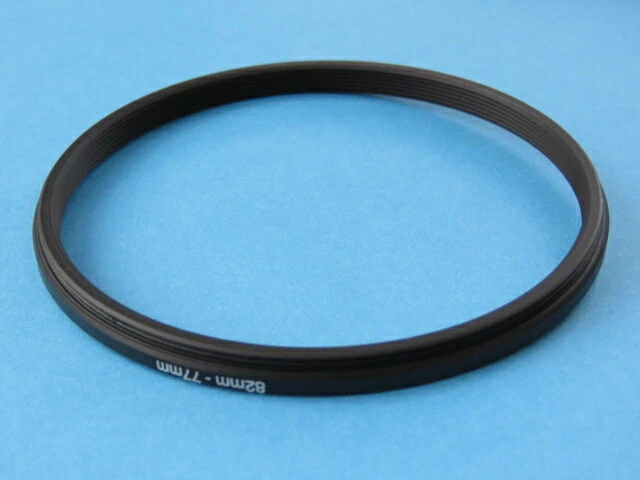82mm to 77mm Stepping Step Down Ring Camera Lens Filter Adapter Ring 82-77mm - Image 2 of 2