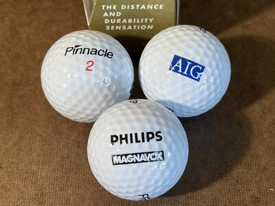 12 NEW Golf Balls Pinnacle Gold Distance 1 Dozen with Logos | eBay