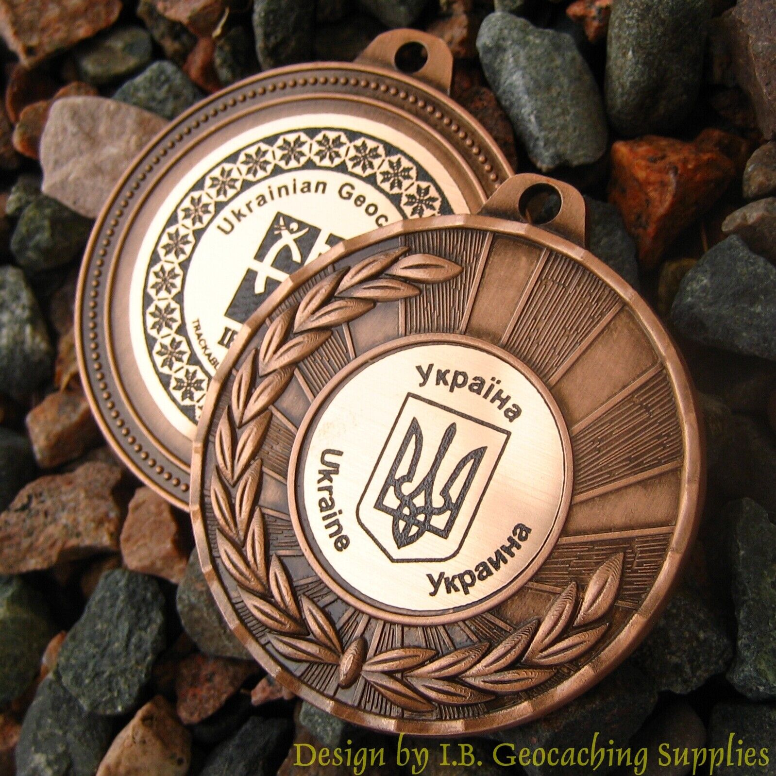 Ukrainian Geocachers Geomedal Geocoin Ant. Colour Selling and selling Max 90% OFF Bronze
