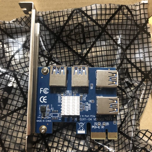 PCI Express Multiplier Card ETH Adapter for Bitcoin Mining Riser Card