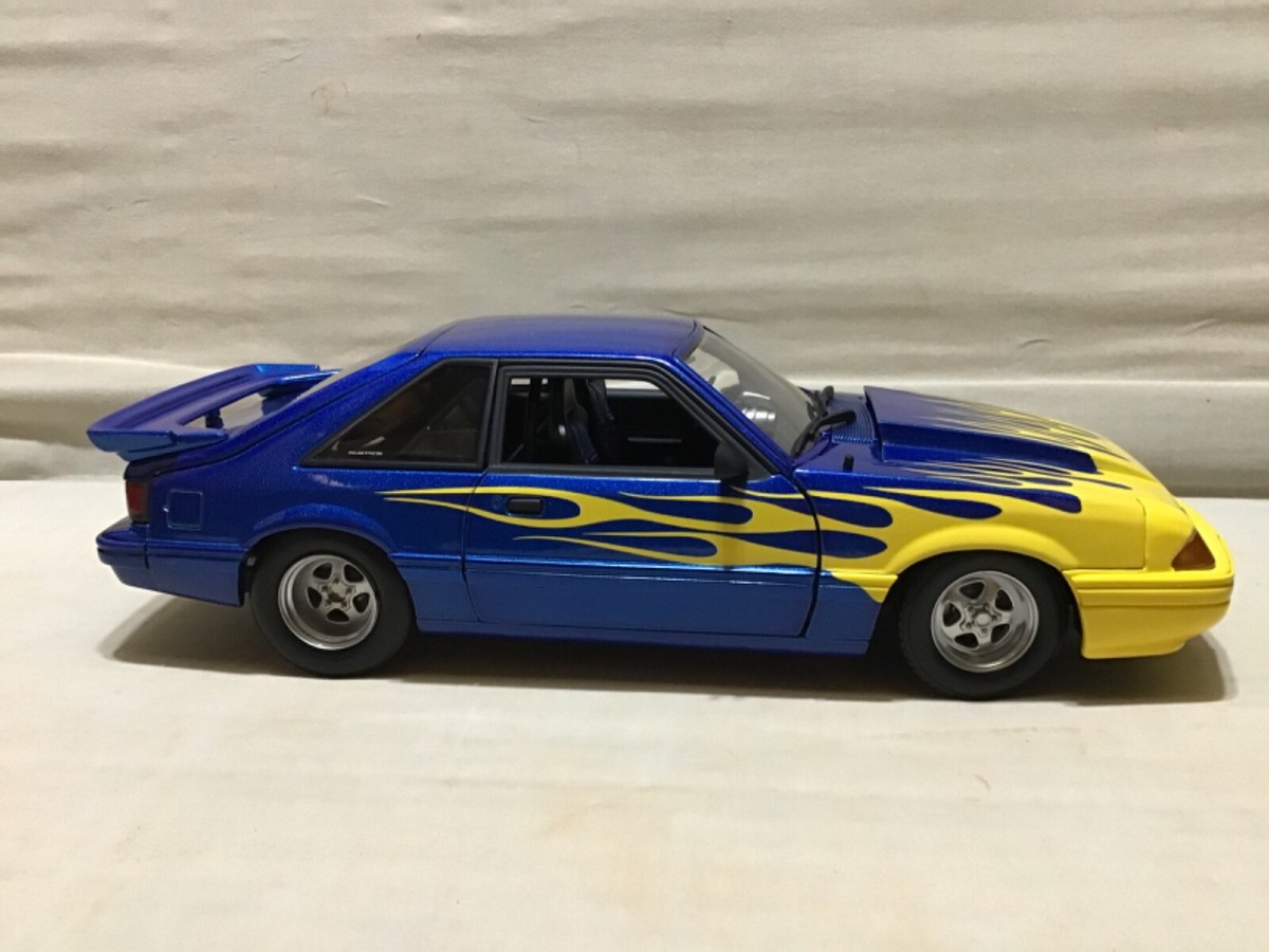 STREET HEAT MUSTANG LX FORD HATCHBACK FOX BODY 1987 1/18 GMP RARE