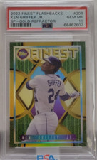 Ken Griffey Jr 2022 Finest Flashbacks Gold Refractor SP 6/50 PSA 10 Gem Mt Pop 7