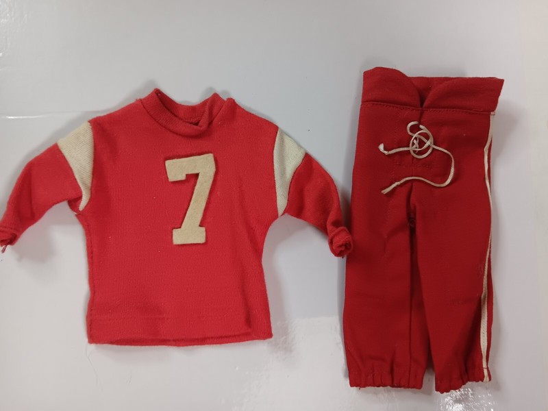 VINTAGE BARBIE KEN FOOTBALL OUTFIT 1963