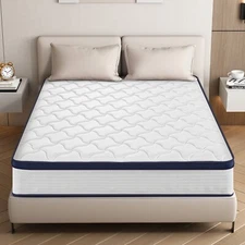 10" 12" Hybrid Mattress Pocket Spring Medium Feel Twin Txl Full Queen King Size