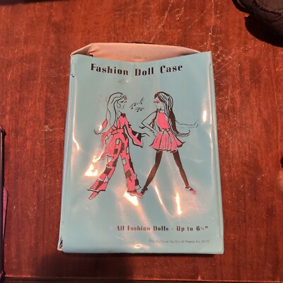 FASHION DOLL CASE Travel Toy Prepac 6.5x8.5x1.5'' FN+ 6.5 1970s