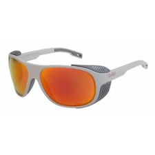 Bolle Graphite Sunglasses Grey Matte HD Polarized Brown Fire Cat 3