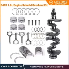 G4FD Crankshaft+Con Rod+Bearing+Piston Kit For Hyundai Accent Kia Rio Soul 1.6L
