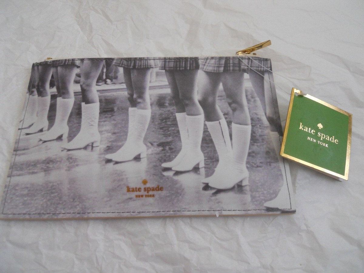 Kate Spade New York Kick Up Your Heels Pencil Pouch Stationary Kit  