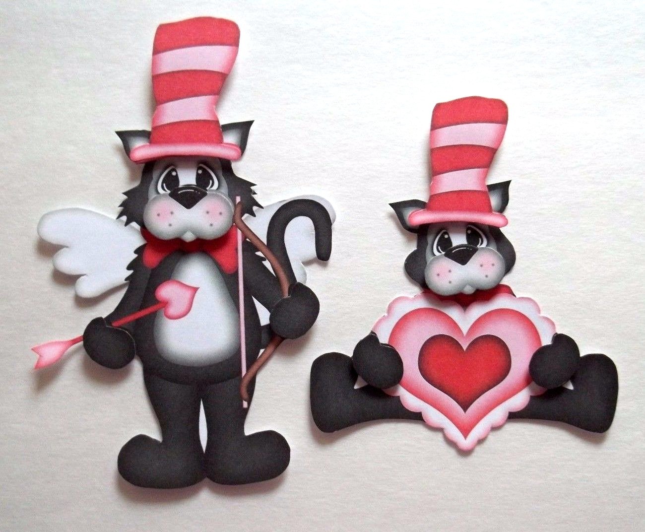 3D UPick Cat in Hat Twilight Pony Alvin Scrapbook Abbellimento Carta