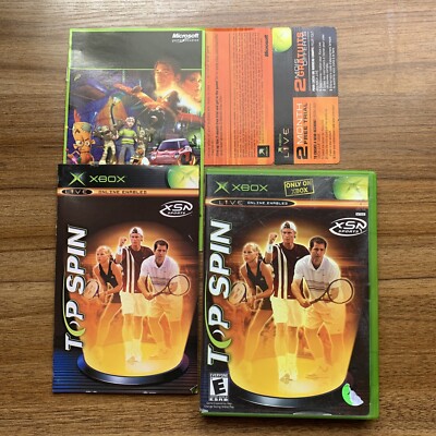 Top Spin - Original Xbox Game - Complete & Tested