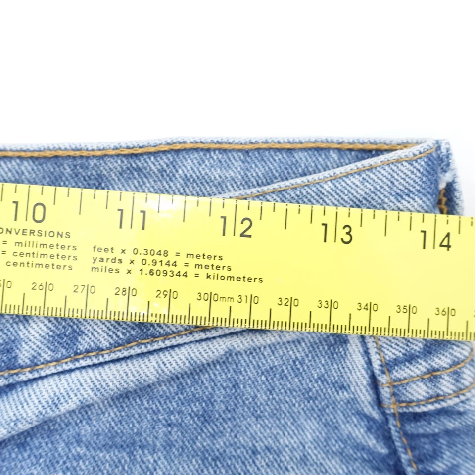 Pantalones de mezclilla para mujer Geoffrey Beene 6 X 31 azul algodón calce regular pierna ajustada Foto 4 de 4