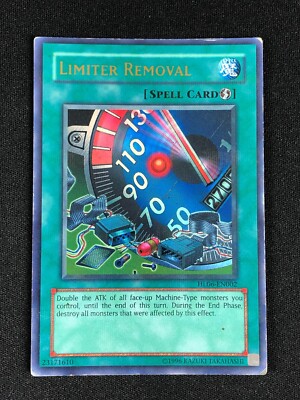 YUGIOH LIMITER REMOVAL HL06-EN002 ULTRA HP/ CREASES