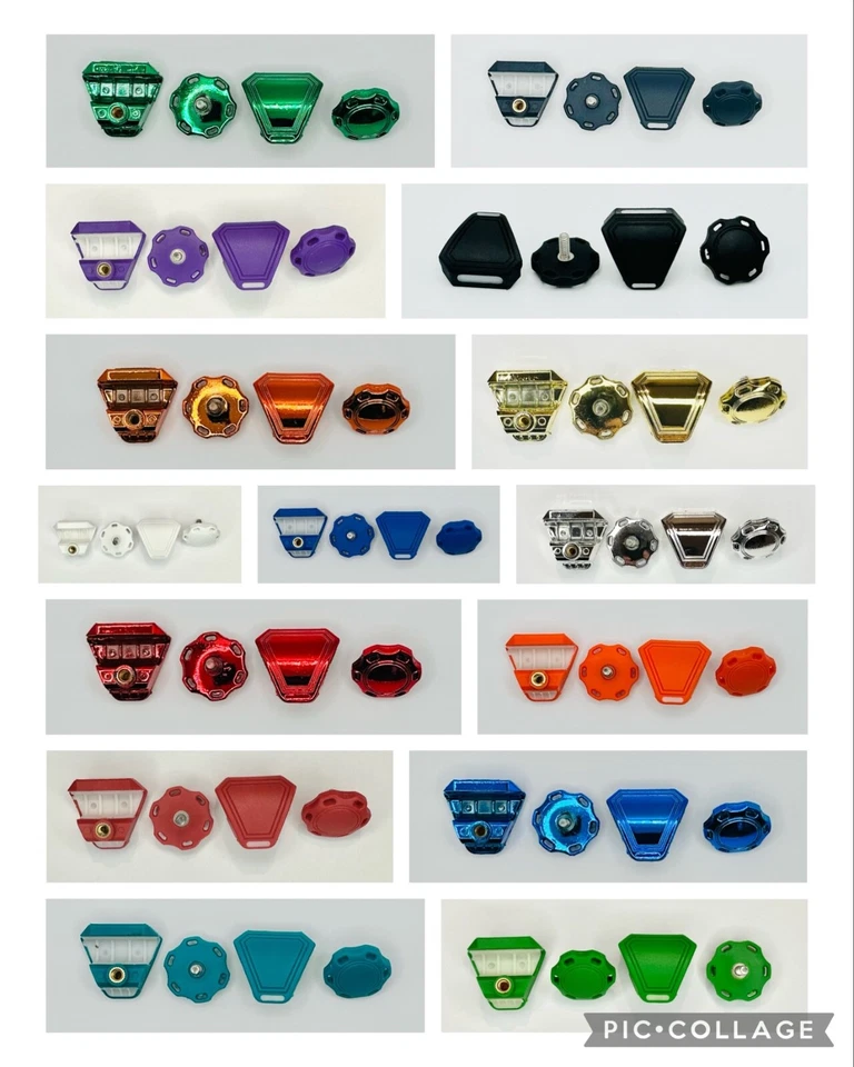 UNBRANDED UA STYLE FOOTBALL HELMET VISOR CLIPS, MULTIPLE COLORS, FULL SIZE