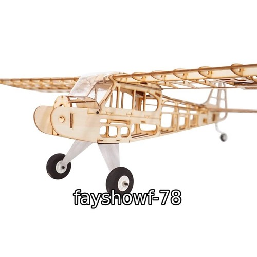 Piper J-3 Cub Model Plane Light Wood Fixed Wing Model Aircraft DIY Kit Toy Gift - Picture 9 of 15