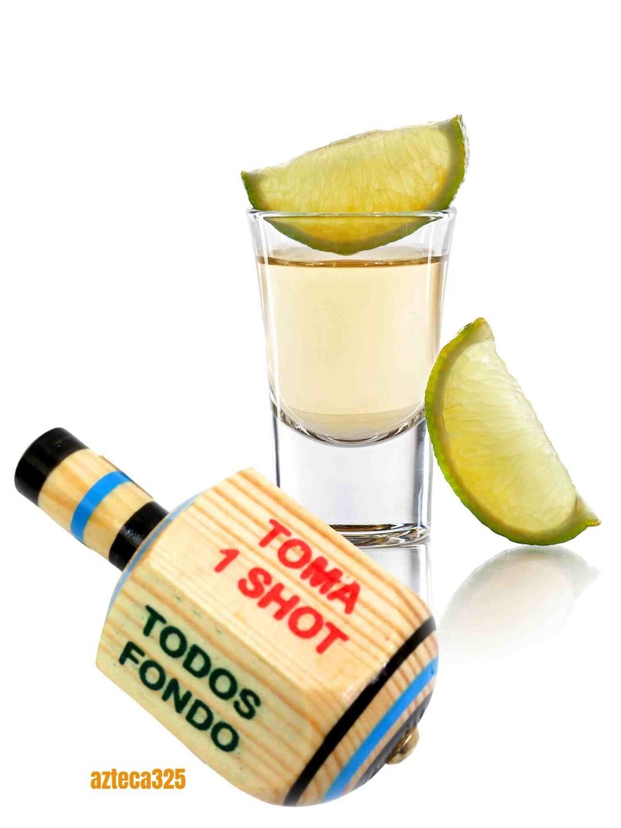 Toma Todo Party Drinking Game Wood Pirinola Spinning Top | eBay