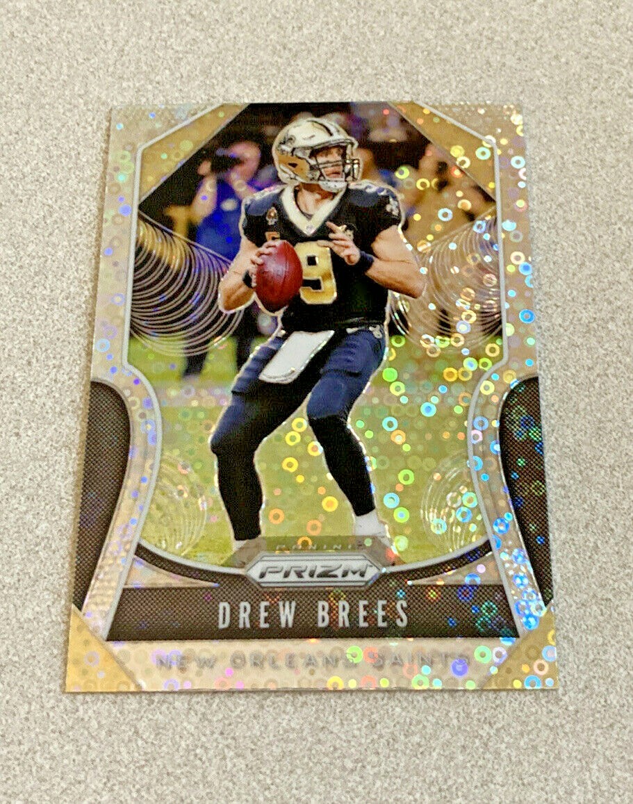2019 Panini Prizm Disco Prizm #186 Drew Brees Saints
