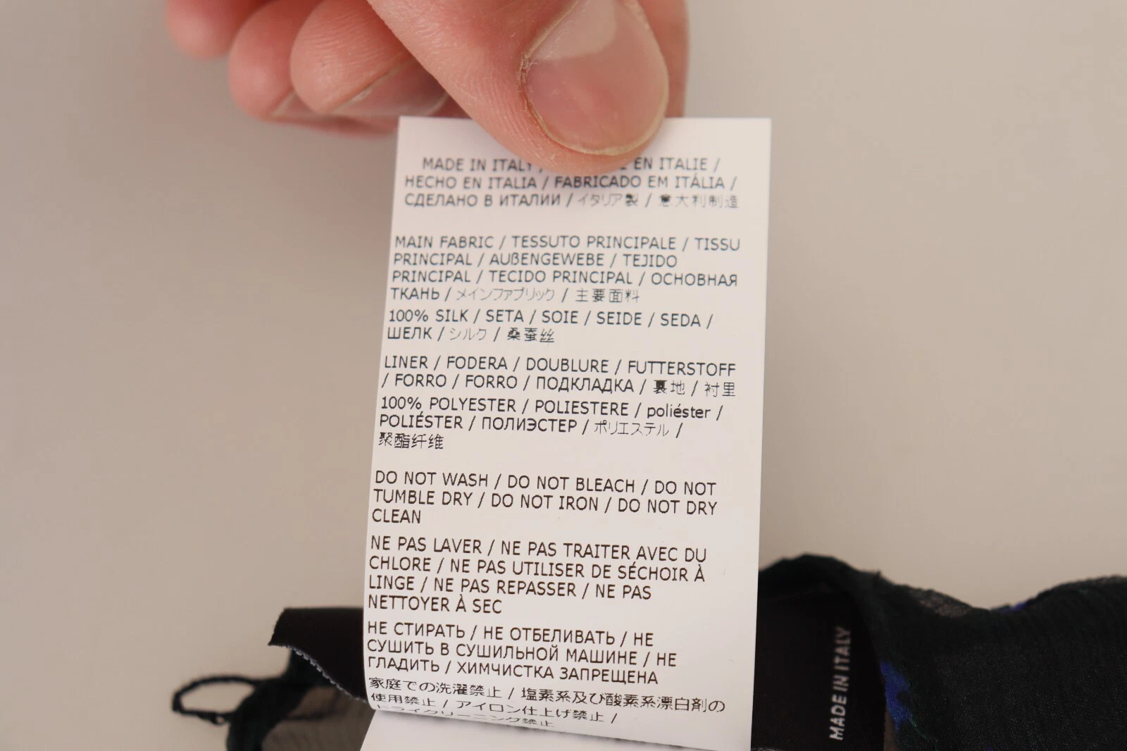 Abito DSQUARED2 nero floreale seta guaina maniche lunghe mini IT38 US4 XS 940usd