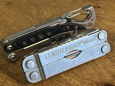 Retired Leatherman Style CS & MICRA Multi Tool Knife Excellent Cond. (Lot Of 2)