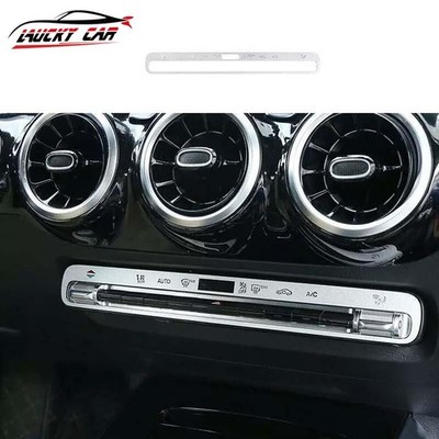 2020-2023 Silver Aluminum Central AC Button Control Cover Trim For Benz GLB W247