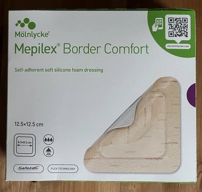 Mepilex Border Comfort Wound Dressings 12.5cm x 12.5cm Bargain & Free Delivery !