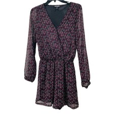 Express Speckled Long Sleeve Romper Size XS