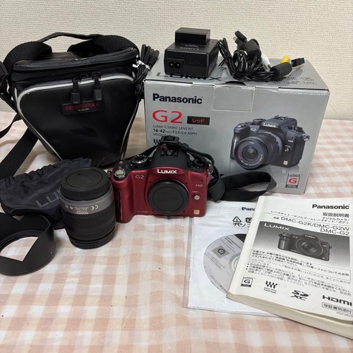 Panasonic LUMIX DMC-G2 Camera Red Photo Camera