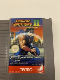 Shadow Warriors II: Ninja Gaiden II Nintendo NES | PAL | VGC