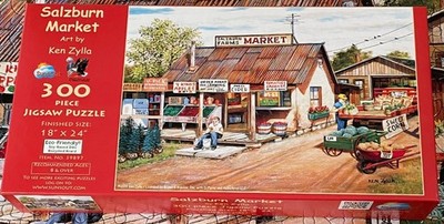 Sunsout: SALZBURN MARKET (Complete)~300 piece jigsaw puzzle